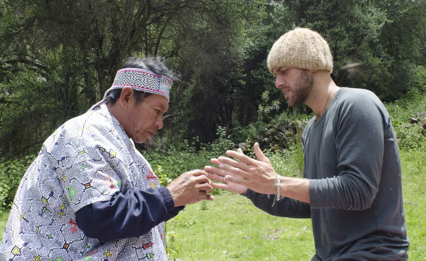Ceremonial cacao in Ayahuasca ceremony
