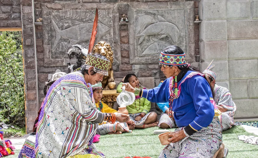 Forest retreat during Ayahuasca ceremony