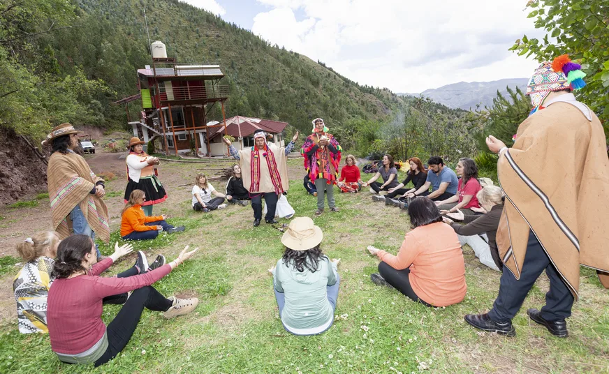 Opening ritual of Wachuma ceremony