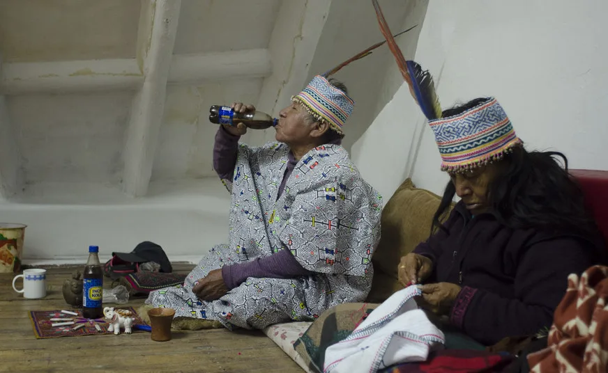 Spiritual awakening in Wachuma ceremony