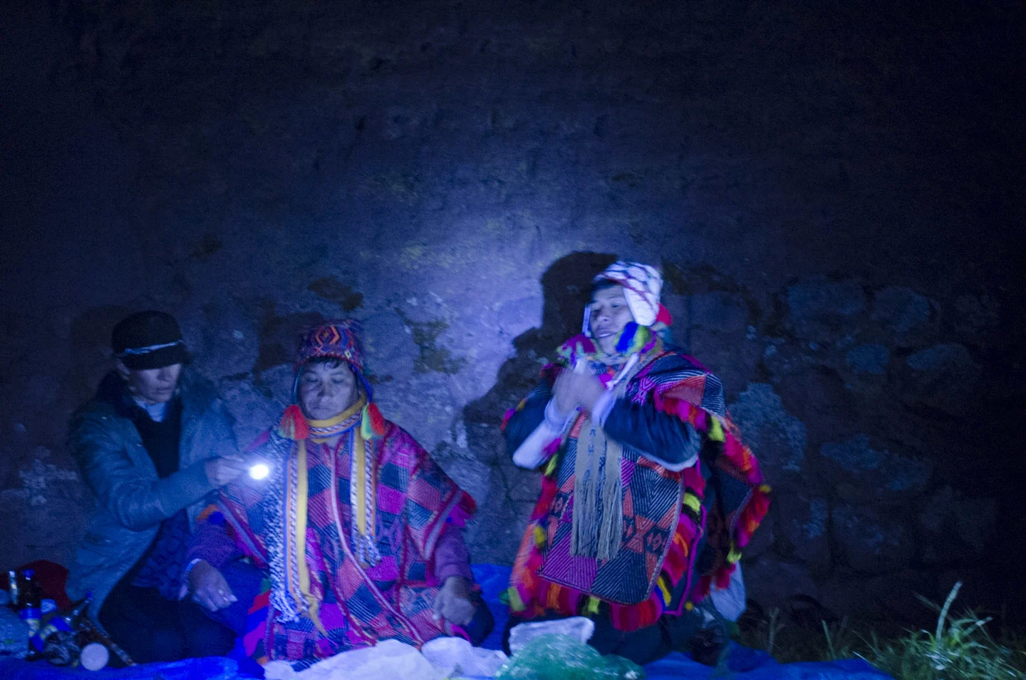 Andean energy transmission during Karpay ceremony at Ausangate, Cusco