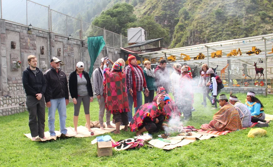 Andean spiritual ceremony to cleanse negative energies and restore balance