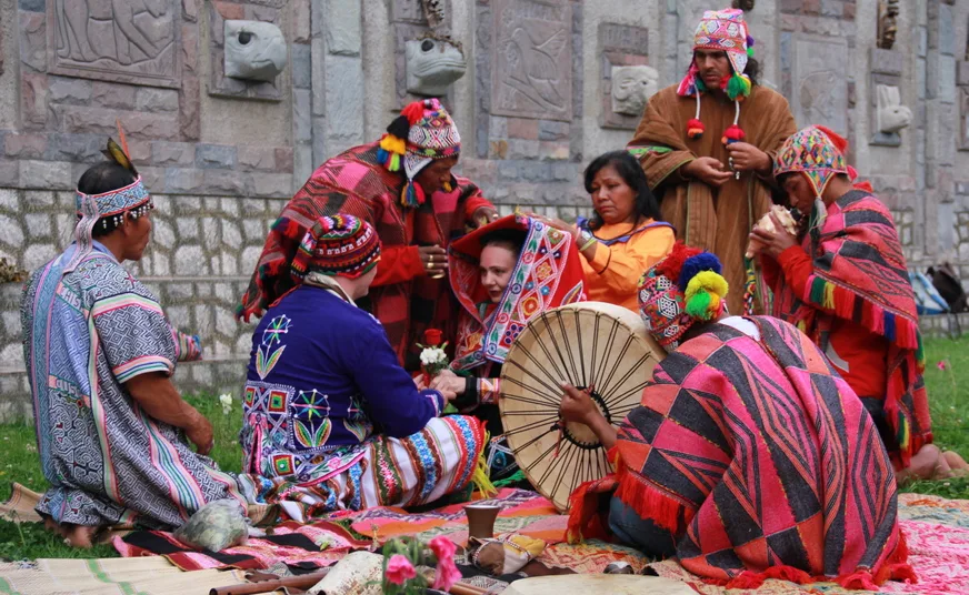 Half day love union ceremony in Cusco with Andean cultural elements