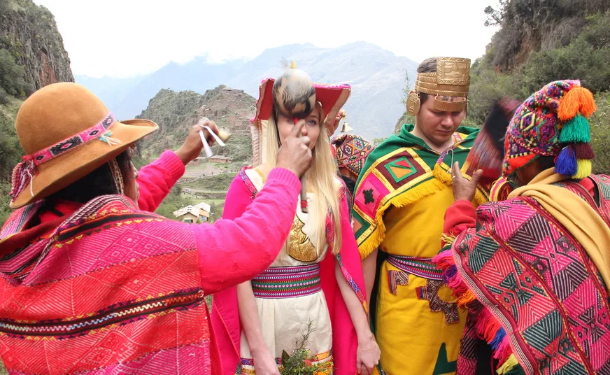 Half day Andean marriage ceremony in Cusco guided by native shaman